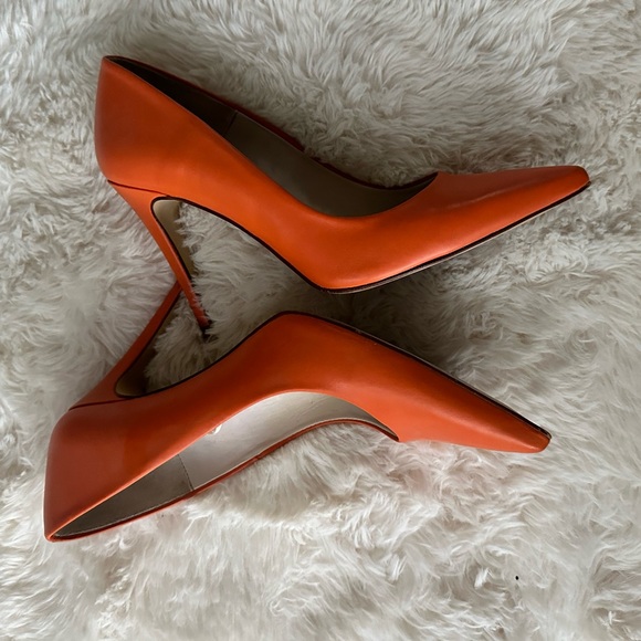 Orange heels Zara, size 38 / 7.5 - Picture 3 of 8